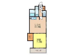 ベルパッソ平和公園の物件間取画像